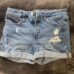 Old Navy jean shorts size 4 high rise